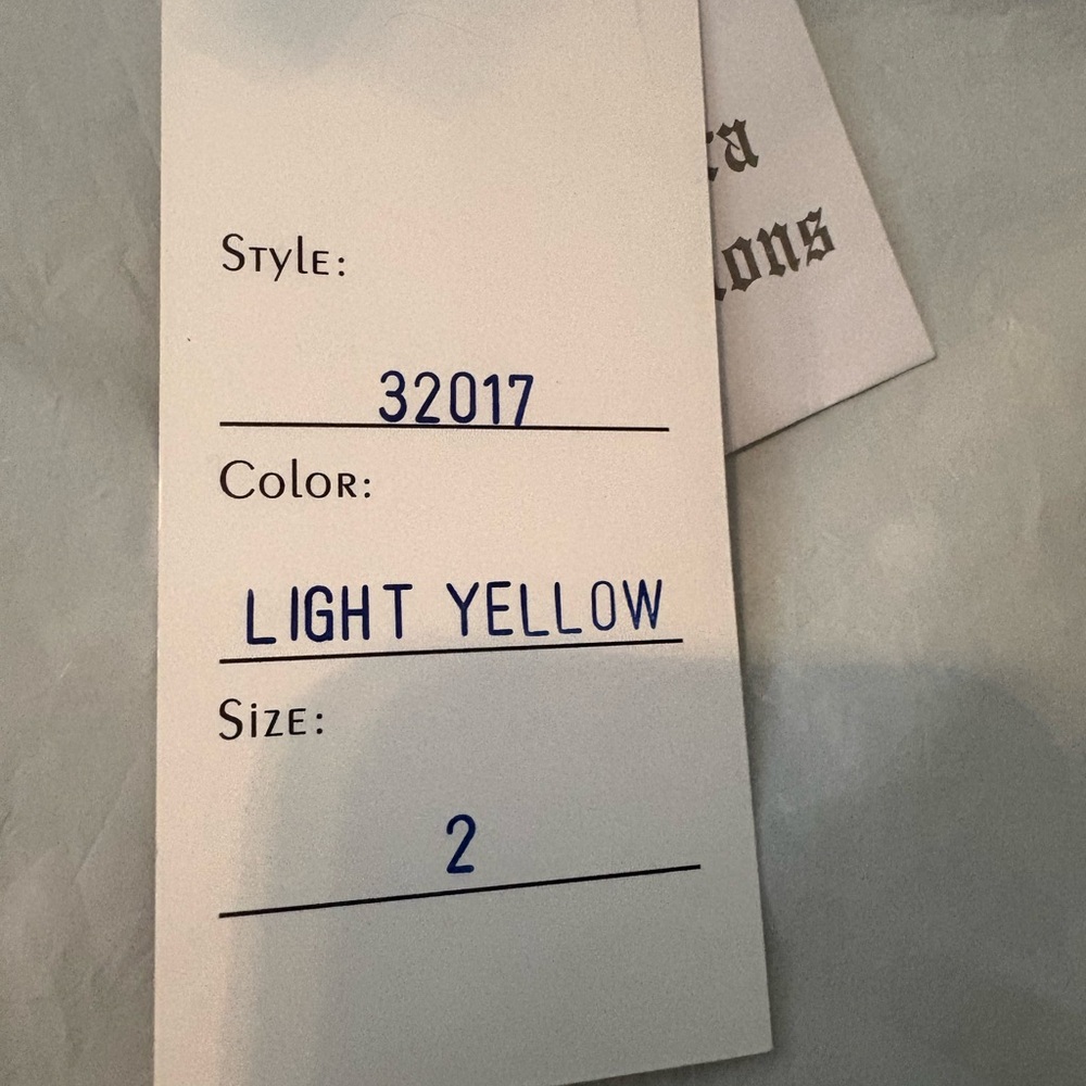 Sherri Hill Yellow Prom Dress - Picture 3 of 5